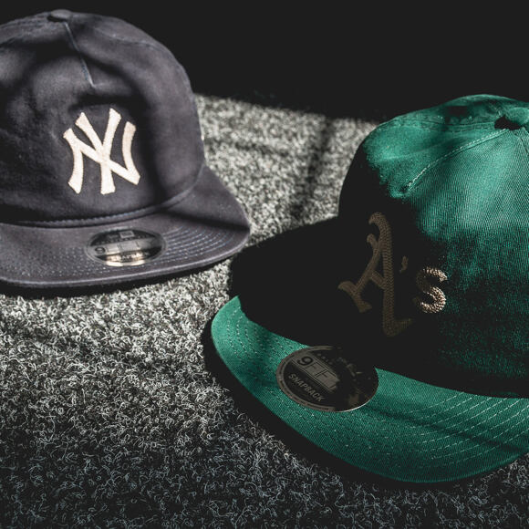 Kšiltovka New Era Chain Stitch Oakland Athletics 9FIFTY Dark Green Snapback