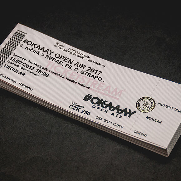 Vstupenka na Okaaay Open Air 15.7.2017