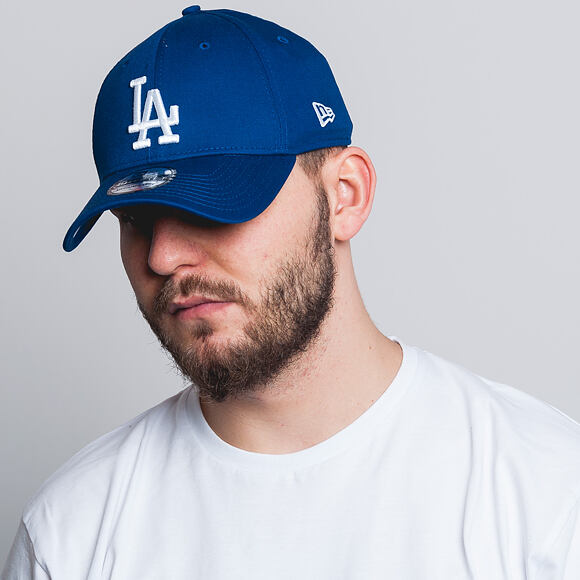 Kšiltovka New Era League Essential Los Angeles Dodgers 39THIRTY Light Royal/White