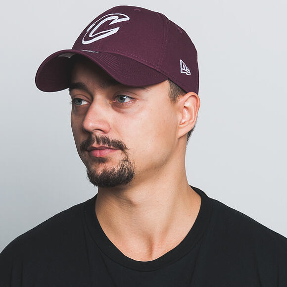 Kšiltovka New Era Felt Infill Cleveland Cavaliers 9FORTY Maroon/White Strapback