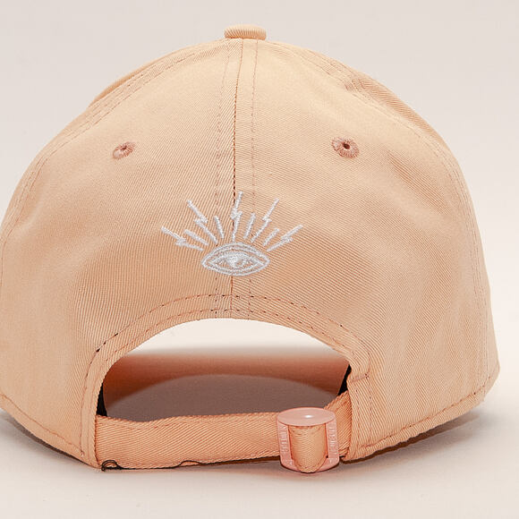 Kšiltovka New Era 9FORTY Script Peach/White