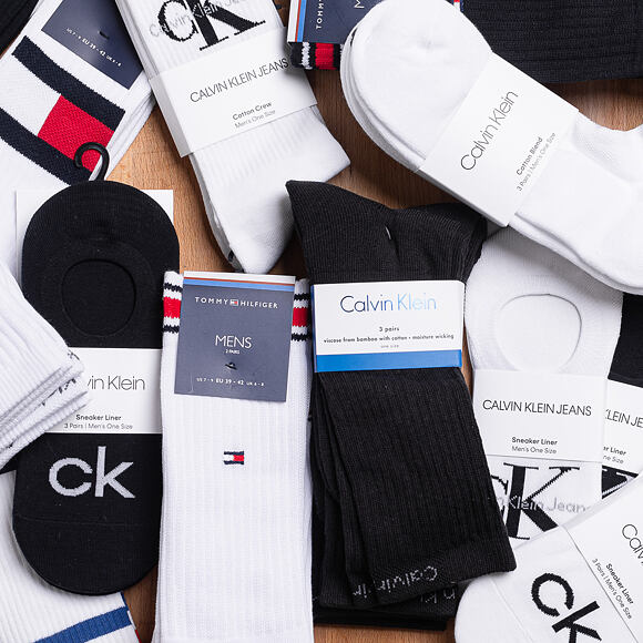 Ponožky Calvin Klein Athletic Black 3 Pack E93008-00