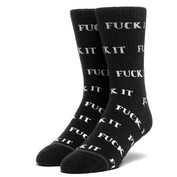 Ponožky HUF Fuck It Black