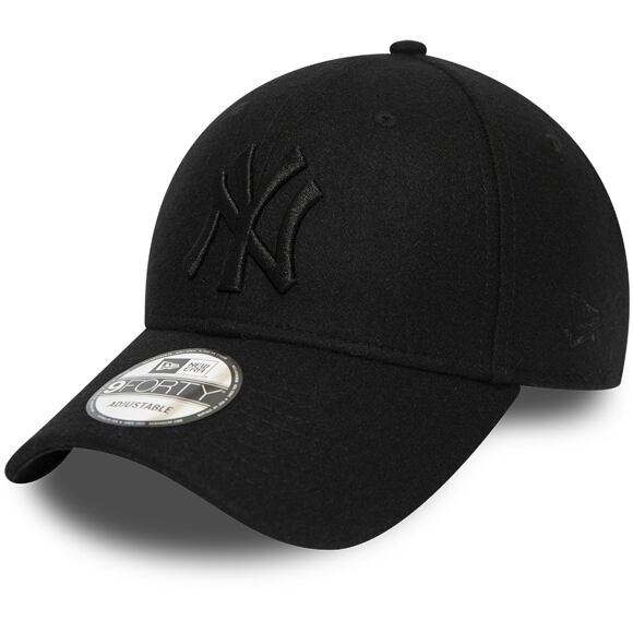 Kšiltovka New Era New York Yankees Melton Black/Black