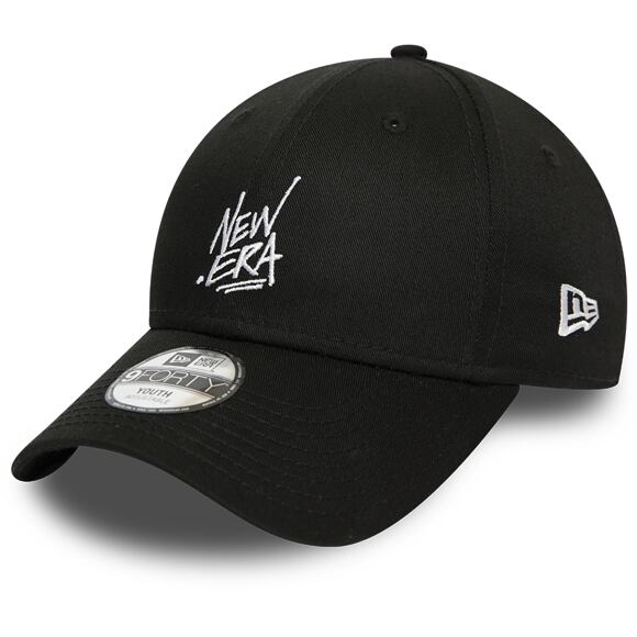 Dětská Kšiltovka New Era 9FORTY Black/White Toddler