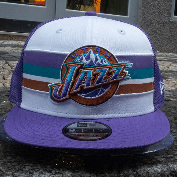 Kšiltovka New Era 9FIFTY Utah Jazz Stripe Hardwood OTC