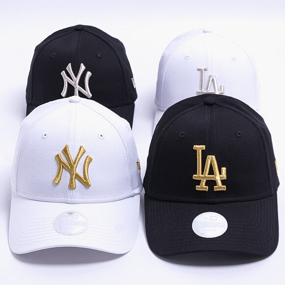 Dámská Kšiltovka New Era 9FORTY New York Yankees Metallic White