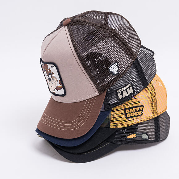 Kšiltovka Capslab Trucker - Looney Tunes - Taz - Brown