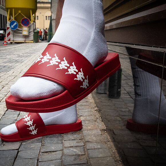 Pantofle Kappa Banda Adam 4 Red/White