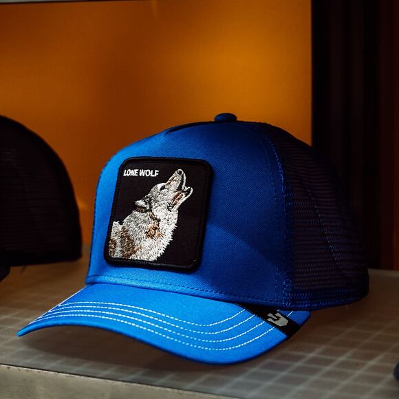 Kšiltovka Goorin - Trucker Wolf - Blue
