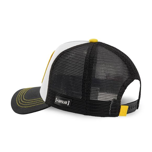 Kšiltovka Capslab Charlie Trucker White / Black - CHA