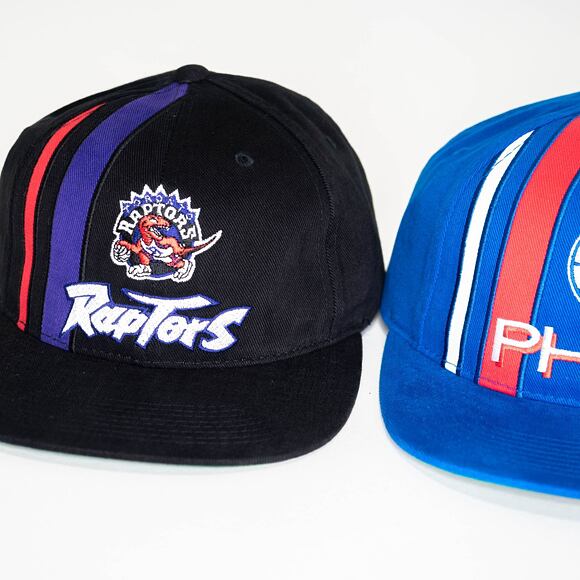 Kšiltovka Mitchell & Ness INTL847 Toronto Raptors Time Stripe Deadstock