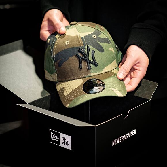 Kšiltovka New Era 9FORTY MLB League Basic New York Yankees Strapback Camo