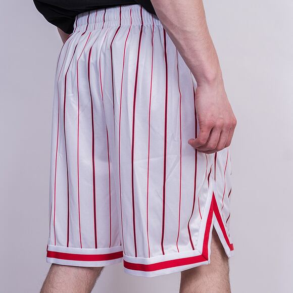 Kraťasy Karl Kani KK Small Signature Pinstripe Mesh Shorts 6013194 White