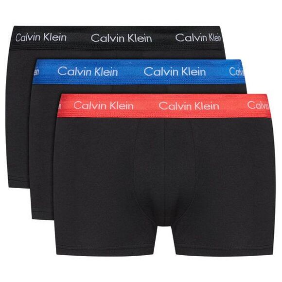 Boxerky Calvin Klein Low Rise Trunk 3Pk U2664G M9X Black / Red