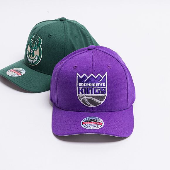 Kšiltovka MItchell & Ness Team Ground Redline Milwaukee Bucks Green Snapback