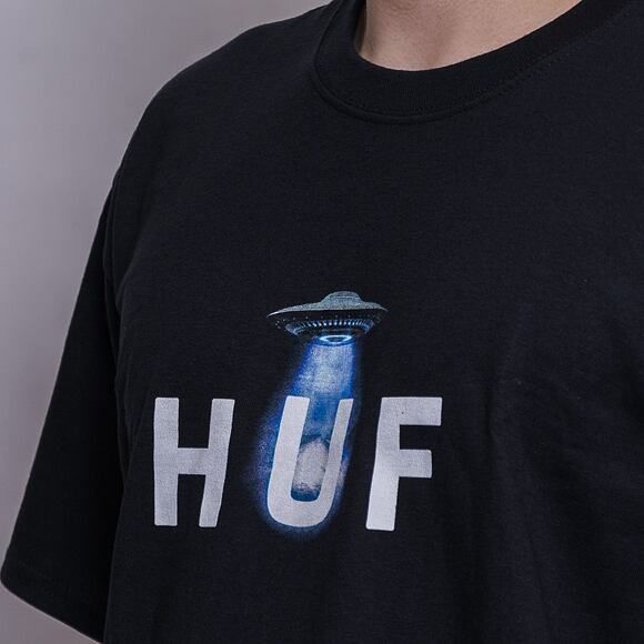 Triko HUF Abducted T-Shirt Black
