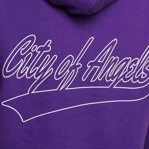 Mikina Mitchell & Ness Champ City Hoody Los Angeles Lakers Purple