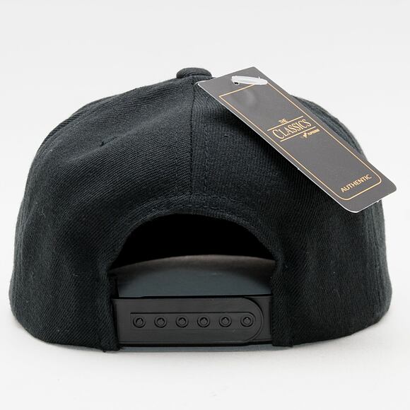 Dětská kšiltovka Yupoong Classic Snapback Black / Black / Black Undervisor