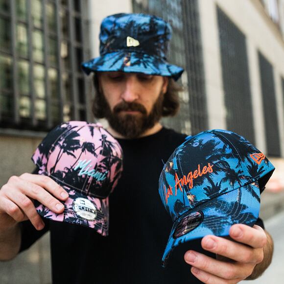 Kšiltovka New Era 9FORTY Tropical Strapback Indigo Blue