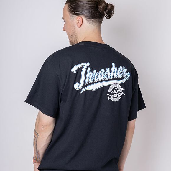 Triko HUF × Thrasher Portola T-Shirt Black