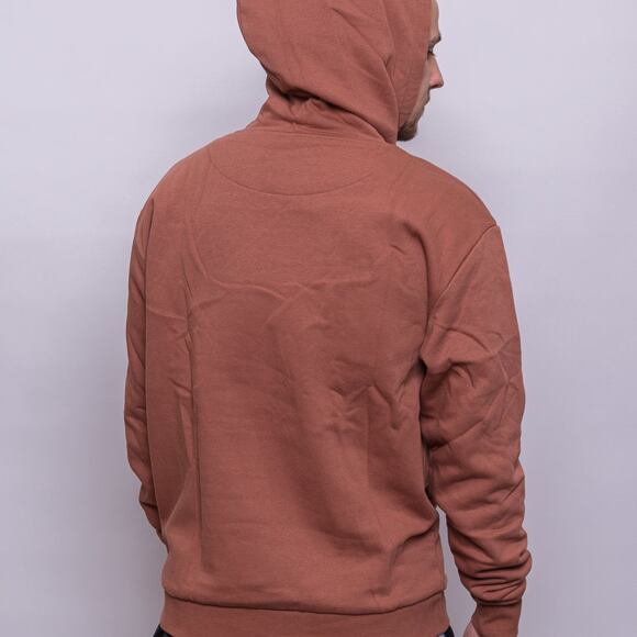 Mikina Karl Kani Small Signature Essential Hoodie dark copper