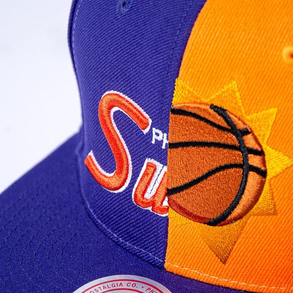 Kšiltovka Mitchell & Ness Split Crown Snapback Phoenix Suns Purple