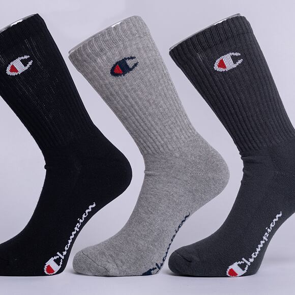 Ponožky Champion 3pk Crew Socks DAG/OXGM/NBK