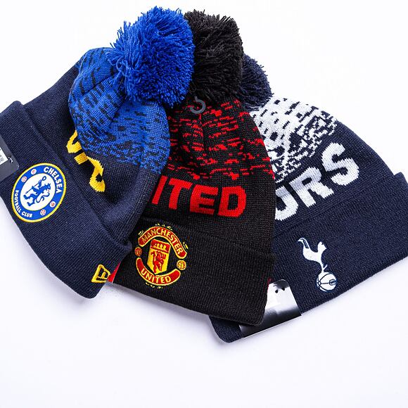 Kulich New Era Marl WordMark Beanie Chelsea FC Lion Crest Navy / Blue