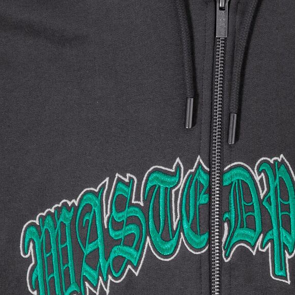 Mikina Wasted Paris Hoodie Zip Chill Kingdom - Smoked Black