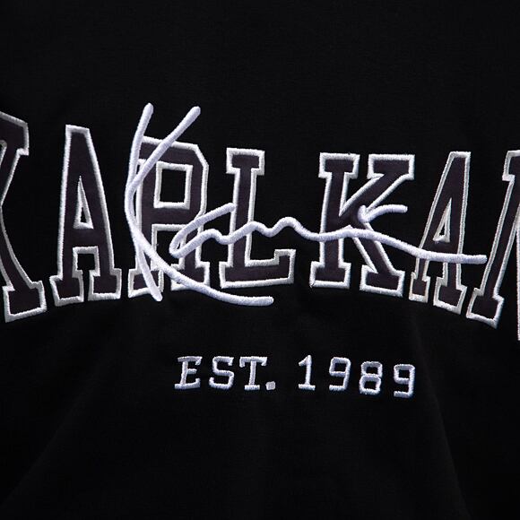Bunda  Karl Kani Og Fleece College Jacket black/off white