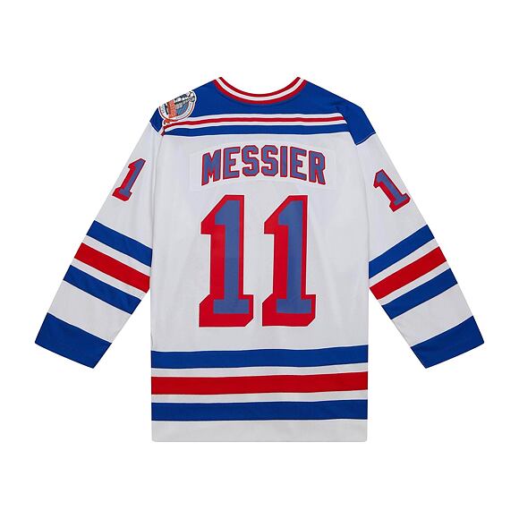 Dres Mitchell & Ness NHL White Jersey New York Rangers White