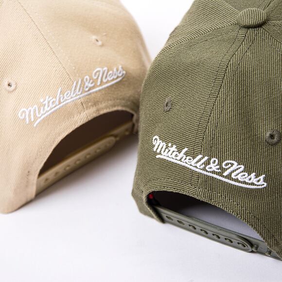 Kšiltovka Mitchell & Ness Branded Pinscript Classic Red Olive