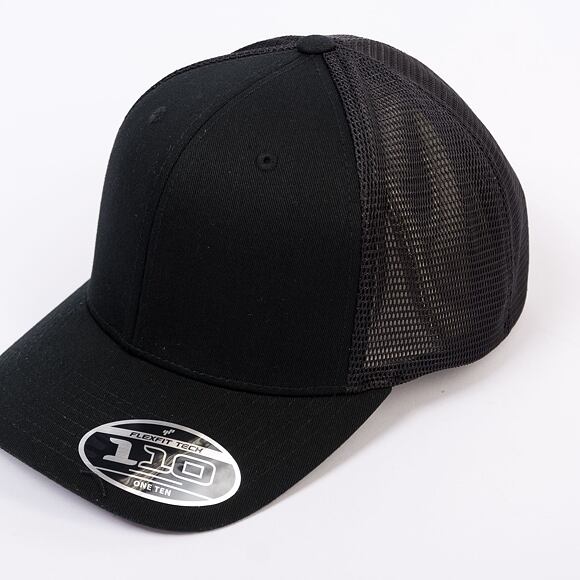 Kšiltovka Yupoong Flexfit 110 Mesh Cap Black / Black