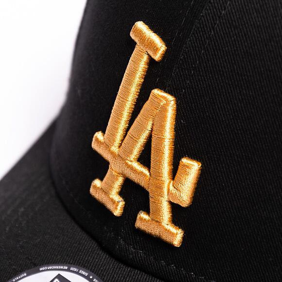 Dětská Kšiltovka New Era 9FORTY Kids MLB League Essential Los Angeles Dodgers Black / Bronze