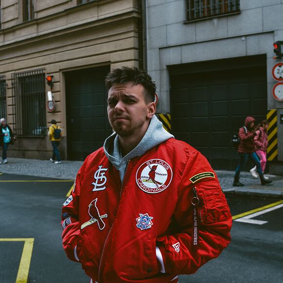 Bunda New Era × Alpha Industries MA-1 OG Jacket St. Louis Cardinals