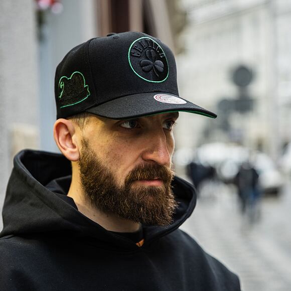 Kšiltovka Mitchell & Ness Tc Bottoms Snapback NBA BOSTON CELTICS Black