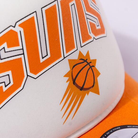 Kšiltovka New Era 9FORTY A-Frame Trucker NBA Retro Phoenix Suns Orange Popsicle / New Orchid