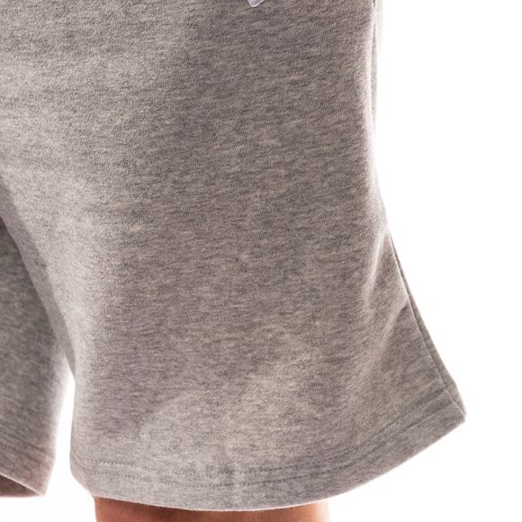 Kraťasy New Era Essentials Shorts Heather Grey / White