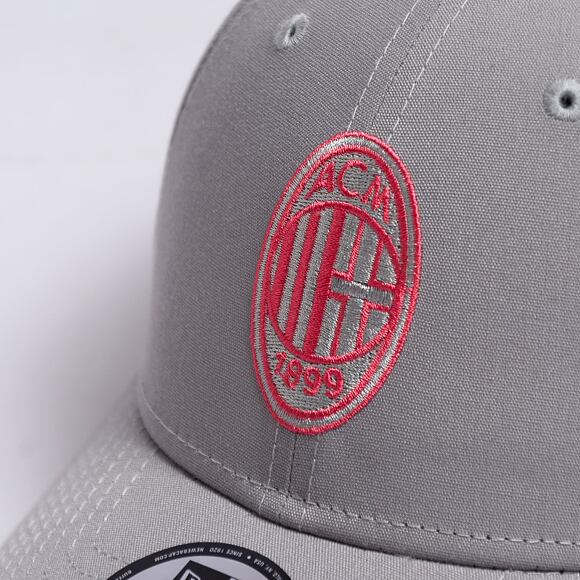 Kšiltovka New Era 9FORTY Seasonal Pop AC Milan - Grey / Lava Red