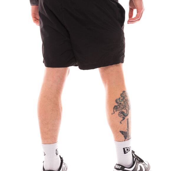 Kraťasy Karl Kani Serif Board Shorts black/white