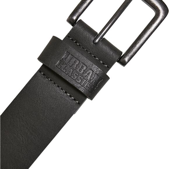 Pásek Urban Classics Leather Imitation Belt - Dark Grey