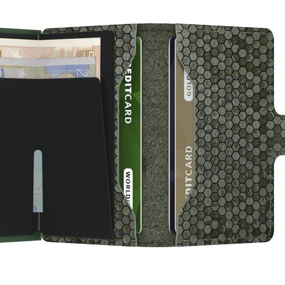 Peněženka Secrid Miniwallet Hexagon Green