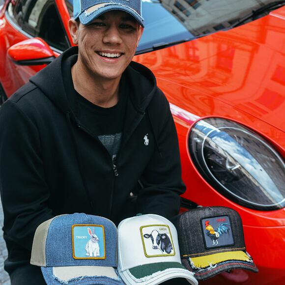 Kšiltovka Goorin - Silky Goat Trucker - Denim