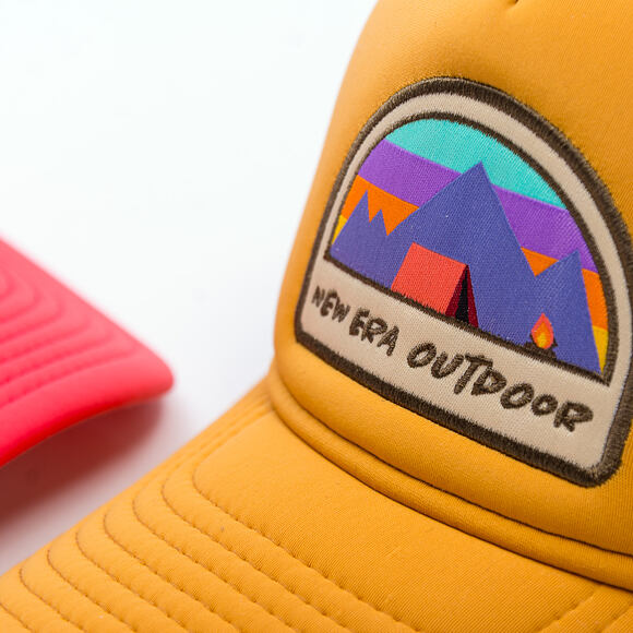 Dětská Kšiltovka New Era - Branded Adventure Patch 9FORTY Trucker - Yellow