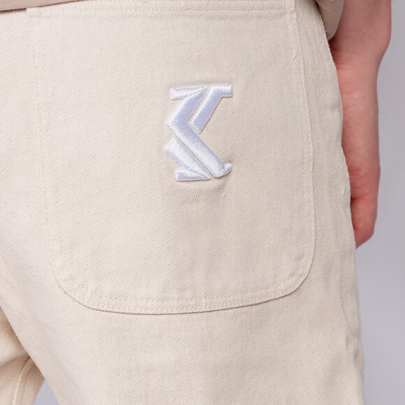 Kalhoty - Og Fringed Baggy Cargo Pants - White