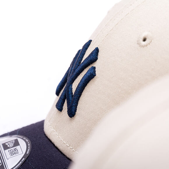 Dětská Kšiltovka New Era - MLB Color Block 9FORTY - NY Yankees - Stone / Navy
