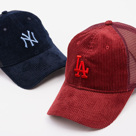 Kšiltovka New Era - MLB Cord 9TWENTY - LA Dodgers - Burgundy