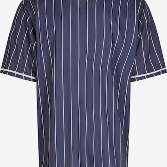 Dres Karl Kani - Kani Pinstripe Baseball Jersey - Blue