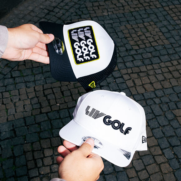 Kšiltovka New Era - LIV Golf 9FORTY A-Frame - LIV Logo - White